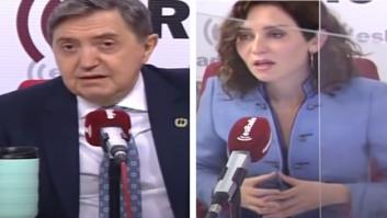 Jiménez Losantos deja sin palabras a Ayuso con su primera pregunta: ella se calla completamente
