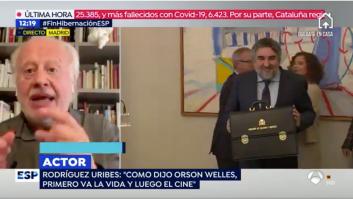 Juan Echanove reconoce que se pasó "cien pueblos" con el ministro de Cultura