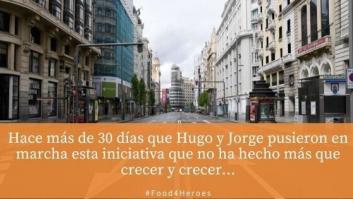 Esta asombrosa cadena de solidaridad es cosa de empresarios, restauradores y carteros