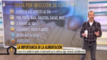 Los nutricionistas claman contra Telecinco por esta imagen