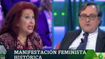 Lidia Falcón, histórica feminista, a Marhuenda: "¿Estabas en UCD? Pues tenía que haber ido a darte de patadas"