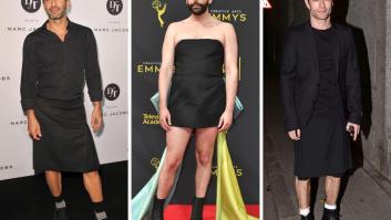 Brad Pitt es el último pero no el único: famosos con falda