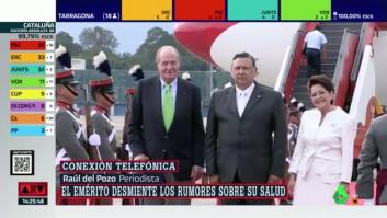 Raúl del Pozo desvela la llamativa frase con la que el rey Juan Carlos ha definido su estado