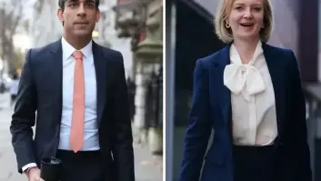 ¿Quiénes son Rishi Sunak y Liz Truss?