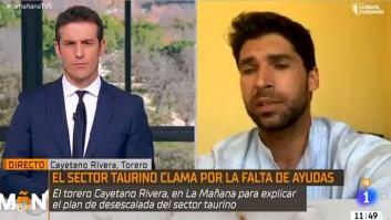 Cayetano Rivera, como respuesta a la pregunta más inesperada: "Es absurdo. Es ridículo"