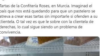 Una pastelería de Murcia, 'trending topic' (y no para bien) por sus tartas políticas