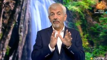 Las redes se rinden a Carlos Sobera por su corte a un concursante de 'Supervivientes'