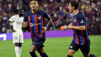 Un golazo de Raphinha da la victoria al Barça ante el Madrid en el primer 'clásico' del año