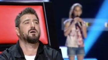 La actuación de una niña invidente hace llorar en directo a Antonio Orozco en 'La Voz Kids'