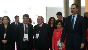 El rey respondió a los reproches de Colau afirmando que su misión es "defender la Constitución"