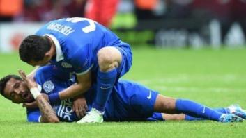 Matheus da el susto en la final de la Europa League