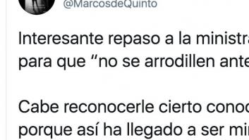 Marcos de Quinto, obligado a explicarse tras esta grave insinuación sobre Irene Montero