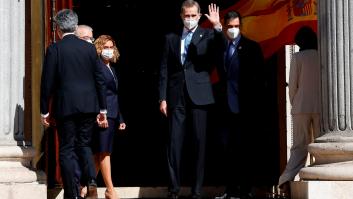 El rey ensalza la figura de Juan Carlos I durante el 23-F: "Su firmeza y autoridad fueron determinantes"