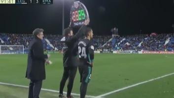 Cachondeo en Twitter con lo que le hizo Zidane a Ceballos ante el Leganés