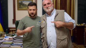 José Andrés llega a Kiev y el 'efusivo' recibimiento de Zelensky llama mucho la atención