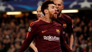 Messi evita la derrota del Barça y deja abierta la eliminatoria frente al Chelsea (1-1)