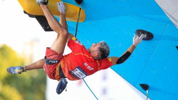 Alberto Ginés, medalla de bronce en la final combinada del Europeo de Escalada