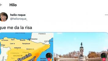 Hablan en TikTok del "spanish mediterranean" y se monta un buen lío con el mapa y con la foto