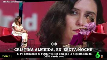 Cristina Almeida describe así a Ayuso y le manda un aviso a Feijóo