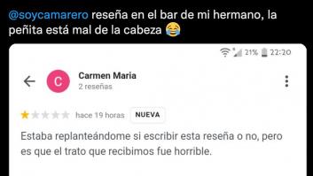 Se queja del trato y la respuesta del propietario del local no deja lugar a dudas