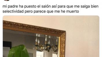 Esta joven arrasa en Twitter al compartir cómo decoró su padre la casa para desearle suerte en selectividad