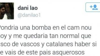 La Final de Copa se llena de mensajes amenazantes en Twitter