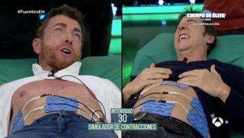 Pilar Rubio somete a un duelo de contracciones a Pablo Motos y a Manel Fuentes