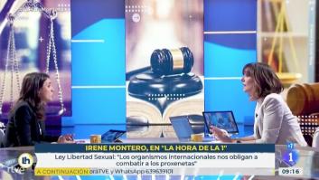 Encontronazo entre Irene Montero y Mónica López en TVE: "Estoy preguntándole"