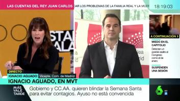 Mamen Mendizábal hace tragar saliva a Ignacio Aguado al recordarle este dato en 'Más Vale Tarde'