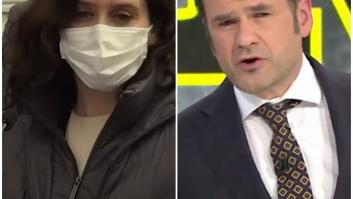 Ayuso defiende a las infantas tras su vacunación y recibe este 'corte' irónico de Iñaki López