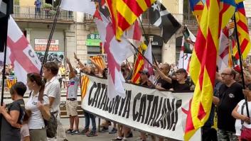 Indignación con lo sucedido en la ofrenda de la Diada con esta organización de ultraderecha