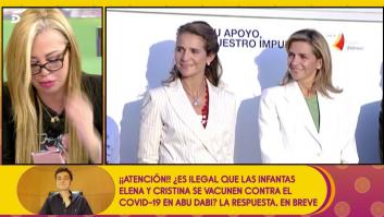 Belén Esteban, muy clara sobre la vacunación de las infantas (y no es lo que esperabas)