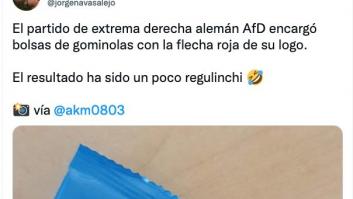El partido de extrema derecha alemán, objetivo de mofas mundiales por los dulces que reparte