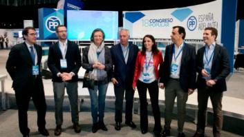 El congreso del PP arranca empañado por Gürtel y con críticas a los "codazos" en Podemos