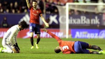 La cara de Marcelo tras la terrible lesión de un jugador de Osasuna