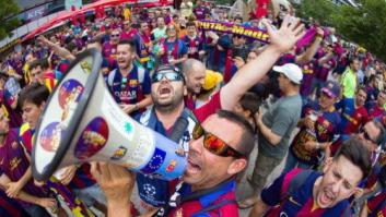 Las aficiones de Barça y Juve toman Berlín en un ambiente de hermandad