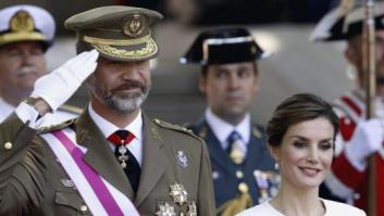 Los Reyes se estrenan en el Día de las Fuerzas Armadas (FOTOS)