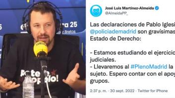 Álvarez de Toledo dice que Pablo Iglesias "fracasó" y él recoge el guante y así responde