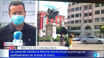 Cachondeo por esta imagen de 'Ya Es Mediodía': lee el rótulo y mira dónde está el reportero