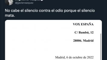 Jorge Javier mueve ficha legal contra el festival de Vox de este fin de semana
