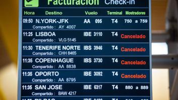 Vuelos cancelados hoy 9 de octubre por el huracán Kirk en España