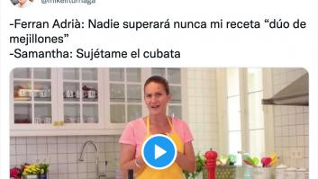 Cachondeo con esta receta de Samantha Vallejo-Nágera: "Ojalá se lo haga alguien en 'Masterchef"