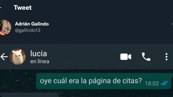 Pide por WhatsApp una "página de citas" y lo que le dicen está muy alejado de lo que buscaba