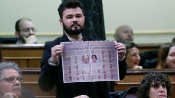 Rajoy, tras escuchar a Rufián en el Congreso: "En política no hay absurdo imposible"