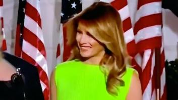 El comentado gesto de Melania Trump tras dedicarle esta sonrisa a Ivanka