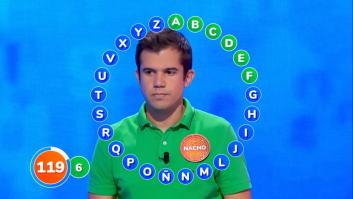 Nacho, de 'Pasapalabra', responde a los que critican que tenga un trato de favor
