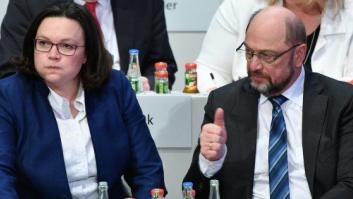 El SPD alemán da luz verde a negociar una nueva gran coalición con Merkel