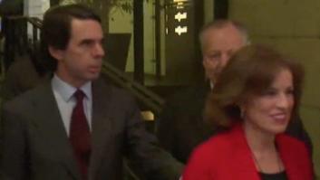 Ana Botella está a punto de caerse y Aznar reacciona así