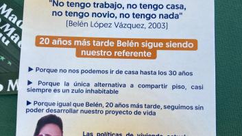 El creador de 'Aquí no hay quien viva' reacciona con toda firmeza a este cartel de Más Madrid