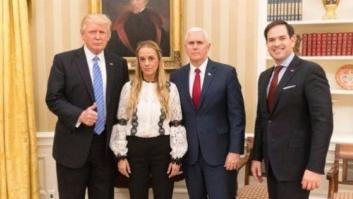 Trump exige a Venzuela que libere a Leopoldo López tras recibir a Tintori en la Casa Blanca